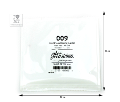 GHS STRINGS 009 SINGLE PLAIN BALLEND Струна для електрогітари