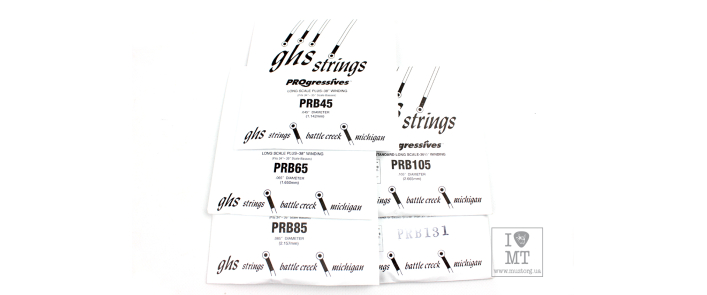 Струни для бас-гітар GHS STRINGS 5M8000 BASS PROGRESSIVES