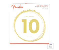 Струны для акустических гитар FENDER 880XL 80/20 DURA-TONE COATED ACOUSTIC STRINGS 10-48