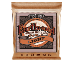 Струни для акустичних гітар ERNIE BALL 2148 Earthwood Acoustic Phosphor Bronze 11/52