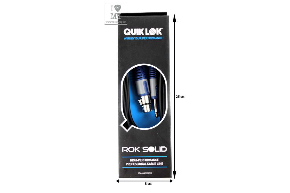 Кабель микрофонный QUIK LOK RKSM300-3