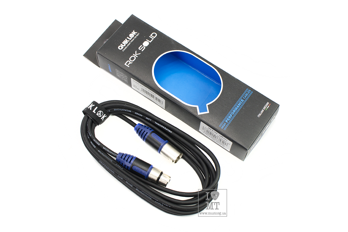 Кабель микрофонный QUIK LOK RKSM340-3