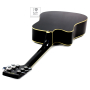 IBANEZ PF15ECE BK Гітара електроакустична