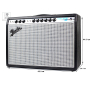FENDER 68 CUSTOM DELUXE REVERB Гітарний комбопідсилювач