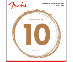 Струни для акустичних гітар FENDER 60XL PHOSPHOR BRONZE ACOUSTIC STRINGS 10-48