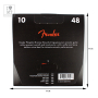 Струни для акустичних гітар FENDER 60XL PHOSPHOR BRONZE ACOUSTIC STRINGS 10-48