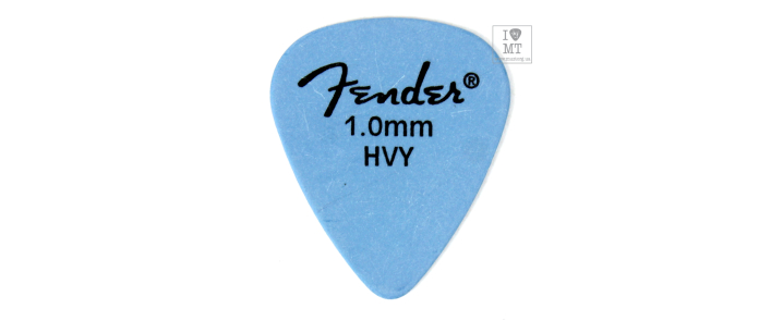 FENDER 351 MATTE DELRIN BLUE H Медиатор