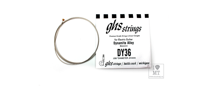 Струна для электрогитары GHS STRINGS DY36