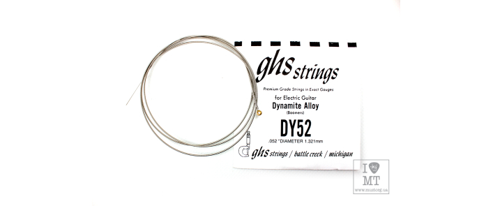 Струна для электрогитары GHS STRINGS DY52
