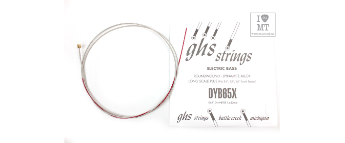 Струна для бас-гітари GHS STRINGS DYB65X