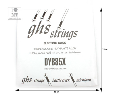 Купить GHS STRINGS DYB85X Струна для бас-гитары онлайн