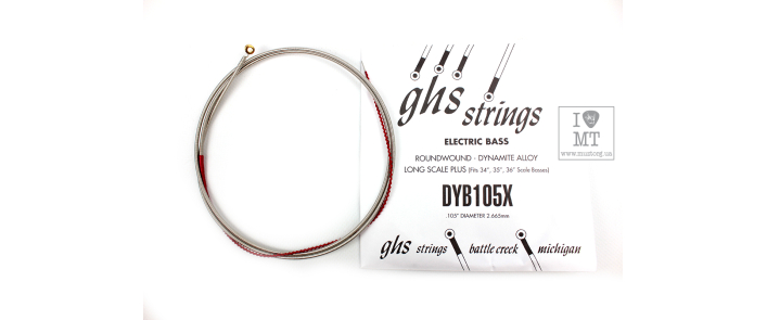 Струна для бас-гитары GHS STRINGS DYB105X