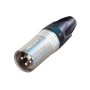 Коннектор XLR 3-pin male (папа) QUIK LOK NC355 Neutrik NC3MXX