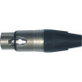 Коннектор XLR 3-pin female (мама) QUIK LOK NC354 Neutrik NC3FXX