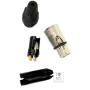 Коннектор XLR 3-pin female (мама) QUIK LOK NC354 Neutrik NC3FXX