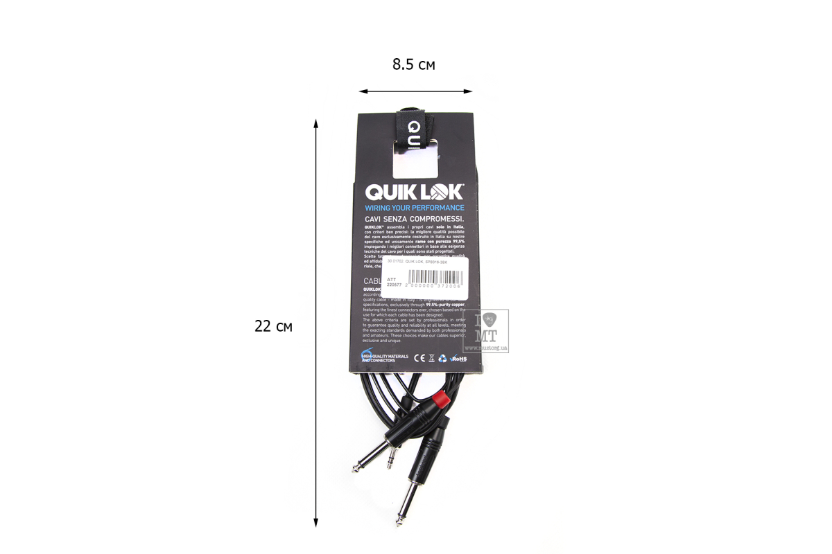 QUIK LOK SPB316-3BK Кабель коммутационный