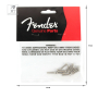 FENDER MOUNTING SCREWS FOR PICKUP/SWITCH CHROME Набор винтов