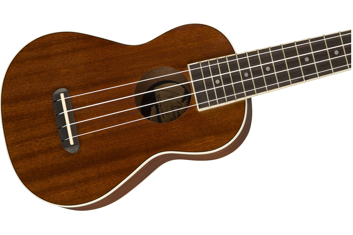 FENDER UKULELE SEASIDE SOPRANO NATURAL Укулеле