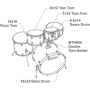 Ударная установка TAMA CL52KRS CFF