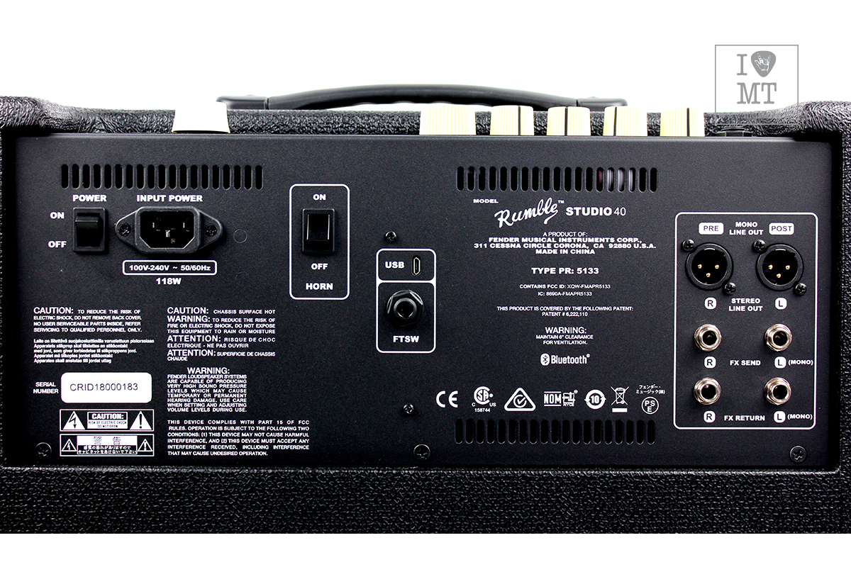 Гитарный комбоусилитель FENDER RUMBLE STUDIO 40