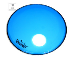 REMO POWERSTROKE3 22" COLORTONE BLUE WITH 5" OFFSET HOLE Пластик для барабана