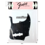 Пикгард FENDER PURE VINTAGE PICKGUARD JAZZ BASS 70S 10-HOLE BLACK
