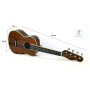 Укулеле FENDER UKULELE ZUMA CONCERT NATURAL WN