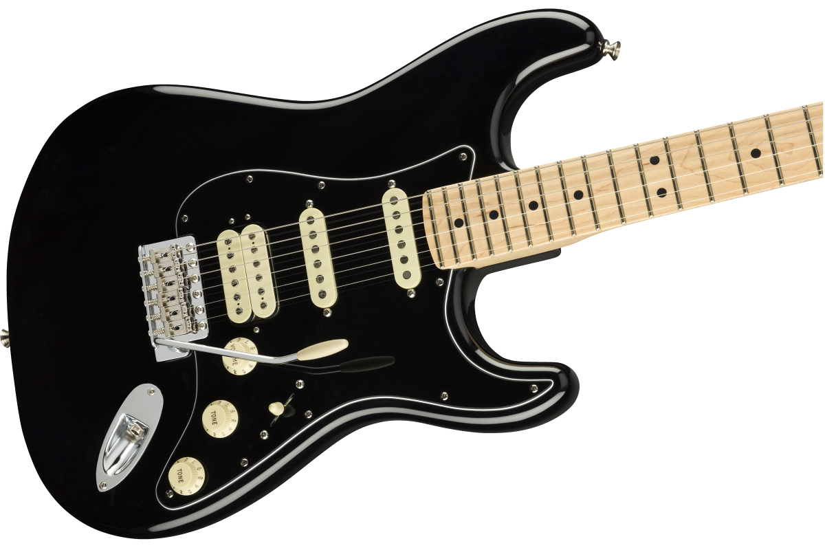 FENDER AMERICAN PERFORMER STRATOCASTER HSS MN BK Электрогитара