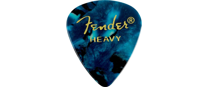 FENDER 351 SHAPE PREMIUM PICKS HEAVY OCEAN TURQUOISE Медиатор