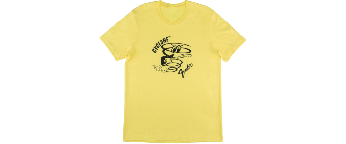 FENDER T-SHIRT CYCLON YELLOW M Футболка