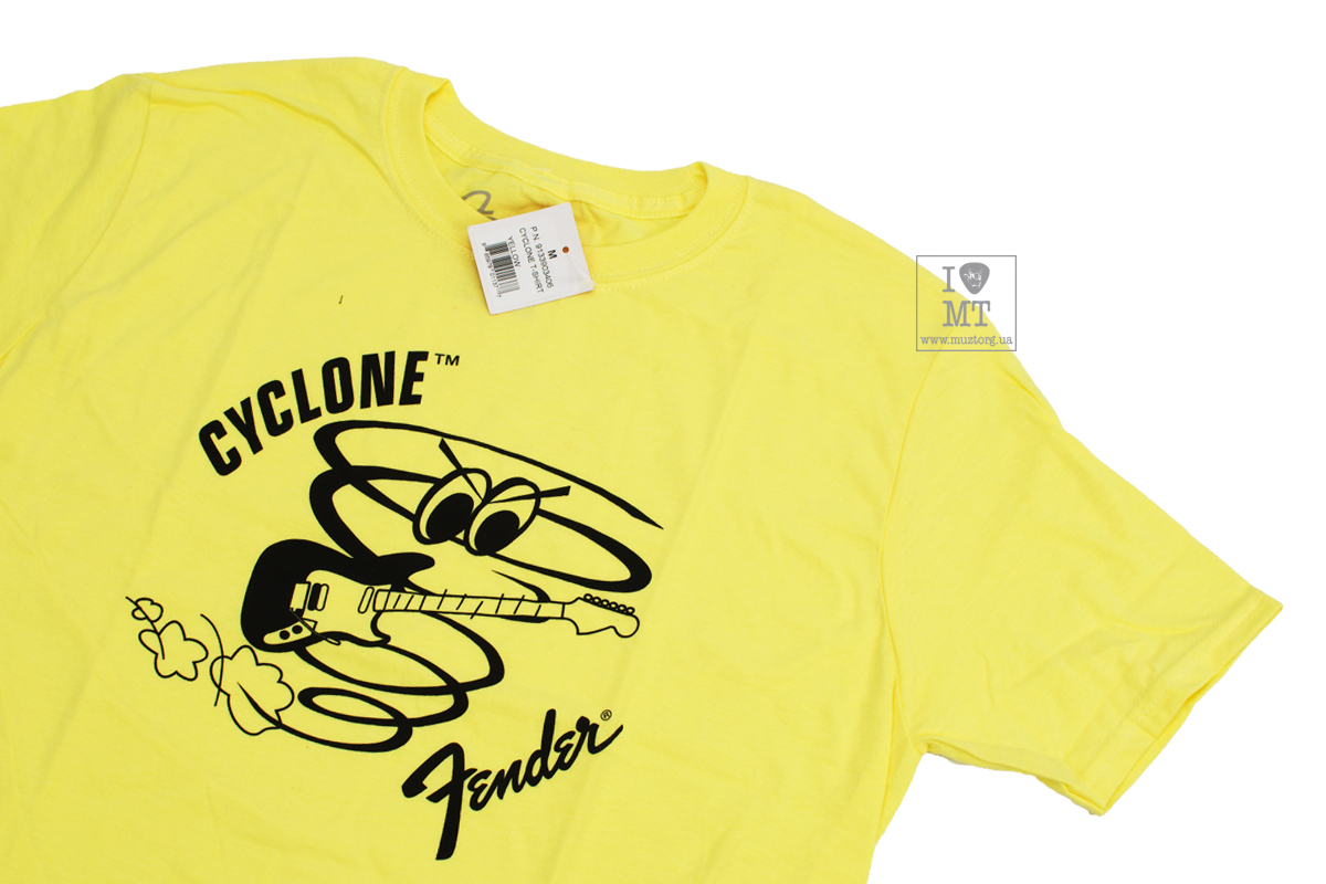 FENDER T-SHIRT CYCLON YELLOW M Футболка