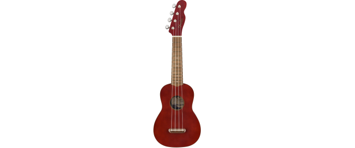 FENDER UKULELE VENICE SOPRANO CHERRY WN Укулеле