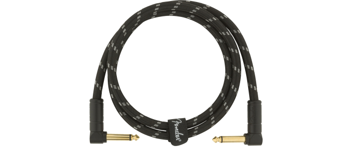 Кабель инструментальный FENDER CABLE DELUXE SERIES 3' BLACK TWEED