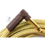 Кабель инструментальный FENDER CABLE DELUXE SERIES 25' ANGLED TWEED