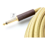 Кабель инструментальный FENDER CABLE DELUXE SERIES 25' ANGLED TWEED