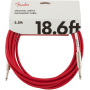 Кабель инструментальный FENDER CABLE ORIGINAL SERIES 18.6' FIESTA RED