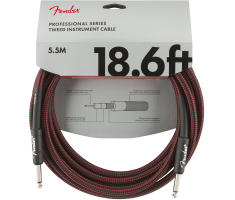 Кабель інструментальний FENDER CABLE PROFESSIONAL SERIES 18.6' RED TWEED