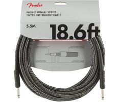 Кабель инструментальный FENDER CABLE PROFESSIONAL SERIES 18.6' GREY TWEED
