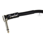 Кабель инструментальный FENDER CABLE PROFESSIONAL SERIES 6" PATCH BLACK