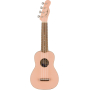 FENDER UKULELE VENICE SOPRANO SHELL PINK WN Укулеле