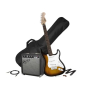Гитарный набор SQUIER by FENDER STRATOCASTER PACK LR BROWN SUNBURST GIG BAG 10G - 230V EU