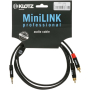 Кабель коммутационный KLOTZ KY7-090 MINILINK PRO Y-CABLE BLACK 0.9 M