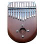 Калимба PALM PERCUSSION KALIMBA CURVE SHAPE BROWN