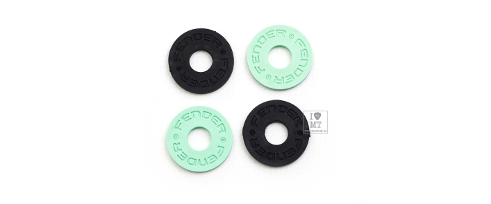 FENDER STRAP BLOCKS 4 PK 2 BLK/2 SFG Резиновая прокладка
