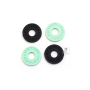 FENDER STRAP BLOCKS 4 PK 2 BLK/2 SFG Резиновая прокладка