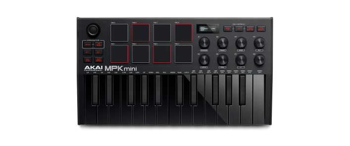 MIDI клавиатура AKAI MPK MINI MK3 Black