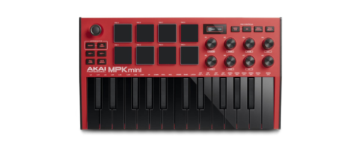 AKAI MPK MINI MK3 Red MIDI клавиатура