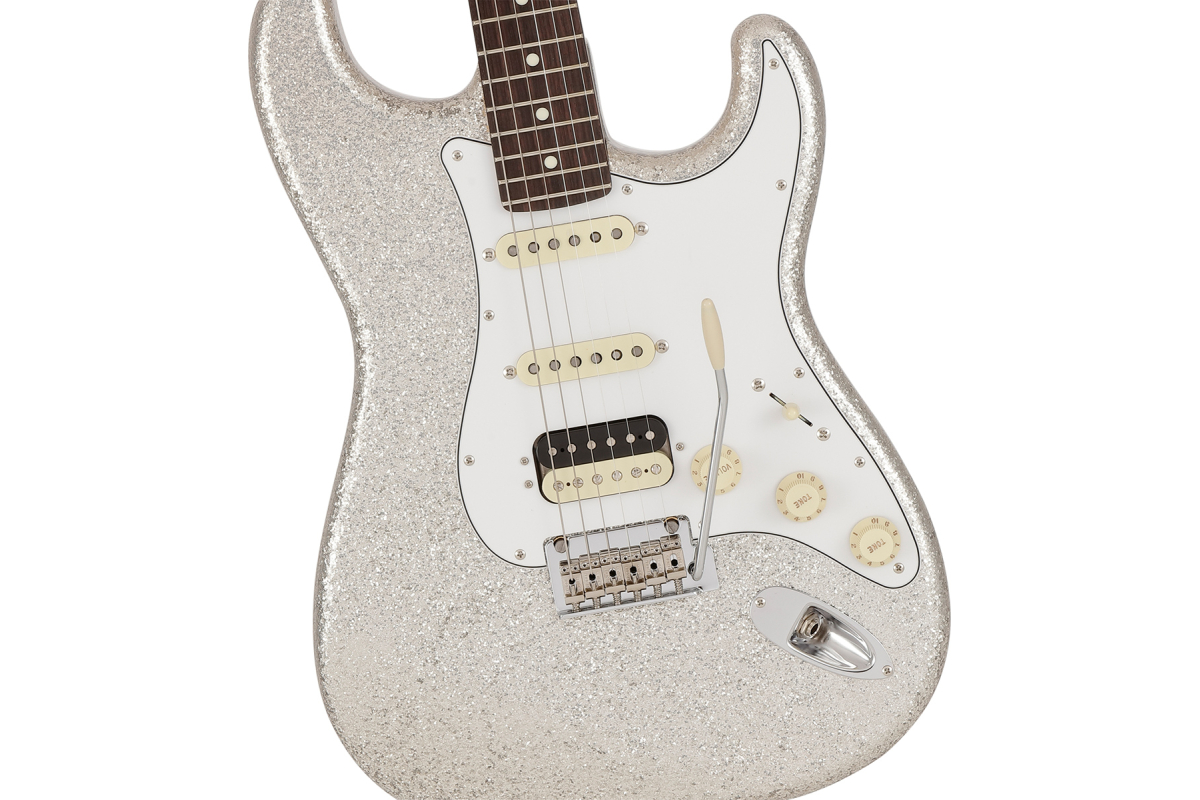 FENDER MIJ LTD STRATOCASTER HSS RW SILVER SPARKLE Електрогітара