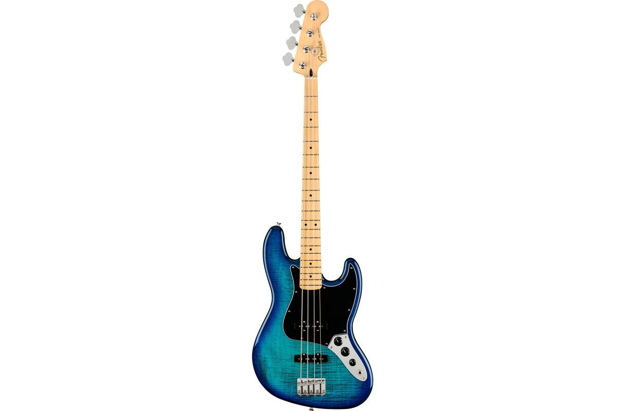 FENDER PLAYER JAZZ BASS PLUS TOP LIMITED MN BLUE BURST Бас-гитара