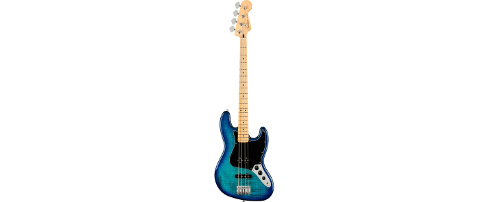 FENDER PLAYER JAZZ BASS PLUS TOP LIMITED MN BLUE BURST Бас-гитара